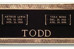 bronze-grave-marker-Oak-Branch-Double-Border-B920102